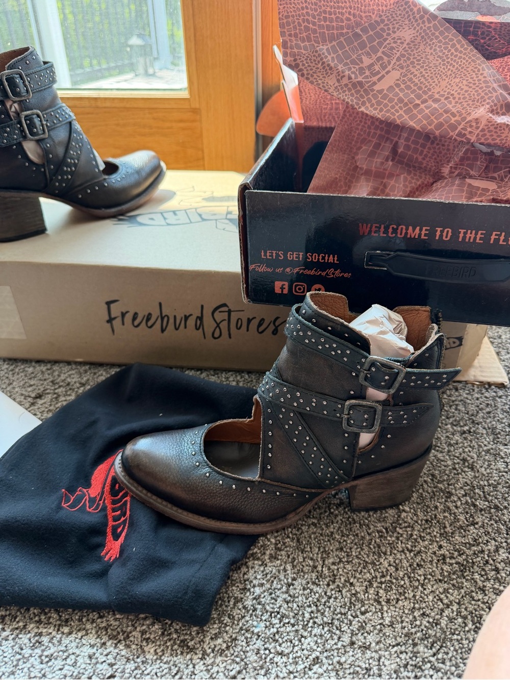 Freebird Saphire boots in black-Not crocodile - Picture 4 of 6